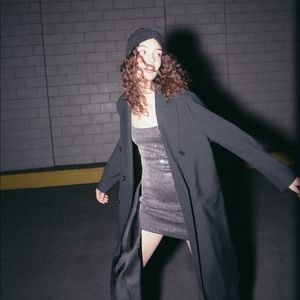 ZARA  backless sparkle mini dress